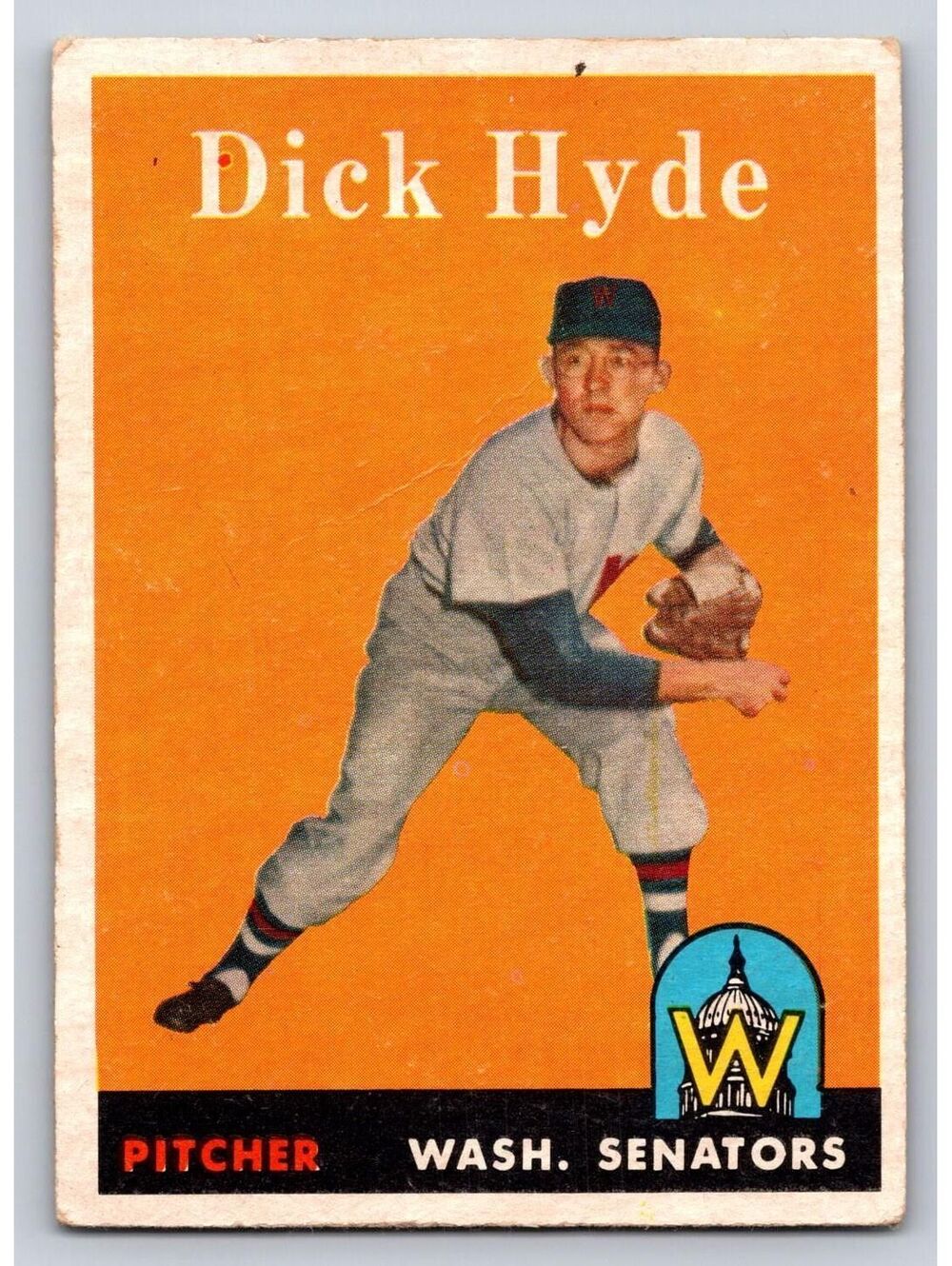 1958 Topps #156 Dick Hyde Baseball Card